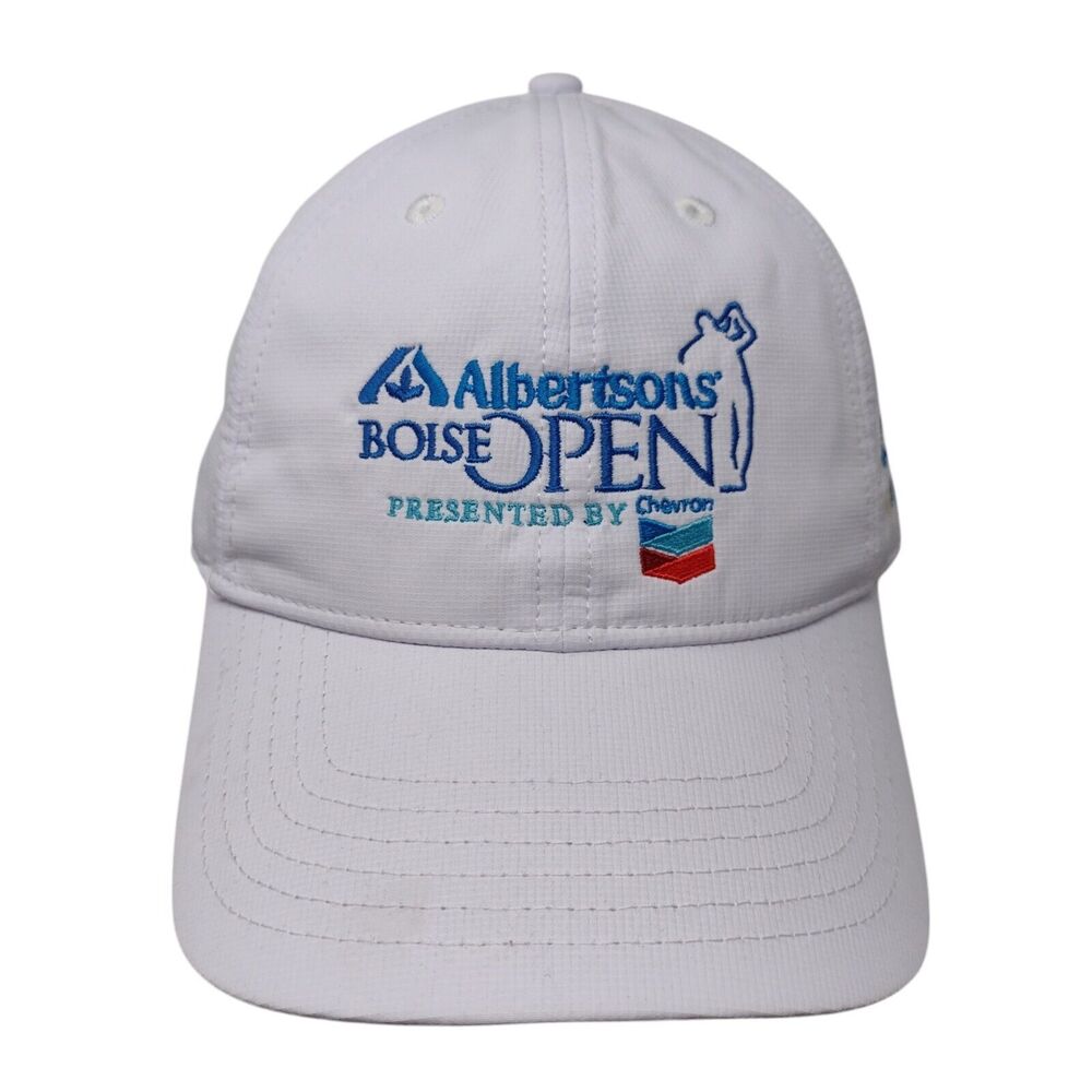 Albertson's Boise Open Presented by Chevron Slideback Hat White One Size 6 Panel